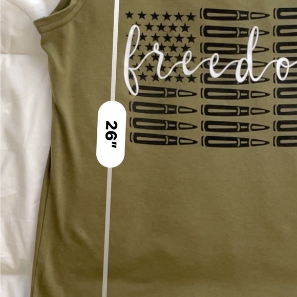 Freedom Second Amendment Tank Women’s Size Small EUC - Picture 8 of 9